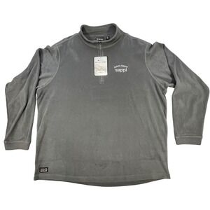 NWT DDX Dri-Duck Gray Fleece Quarter Zip Pullover Mens 2XL
